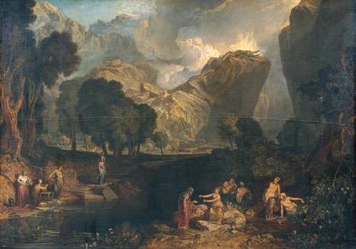 Joseph Mallord William Turner Landschaft mit dem Garten des Hesperides oil painting picture